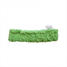 Шубка для мытья окон, 35 см, микрофибра, липучка, зеленая