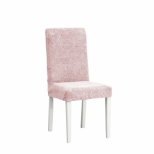 Чехлы на стулья плюшевые Venera, цвет розовый, комплект 6 штук