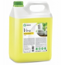 Средство для ручного мытья посуды Grass "Viva", канистра 5 кг.