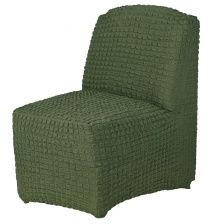 Чехол на кресло без подлокотников Venera, цвет зеленый