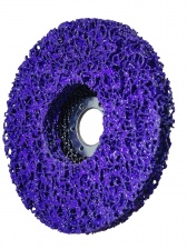 Круг зачистной синтетический "Коралл" 125х22.23 мм, MKSS, цвет фиолетовый