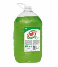 Grass 125469 Средство для мытья посуды "Velly" light зеленое яблоко 5 л