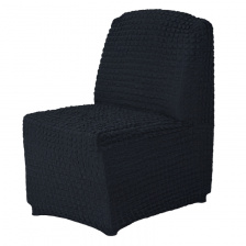 Чехол на кресло без подлокотников Venera, цвет темно-серый
