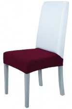 Чехол на сиденье стула Venera "Жаккард", цвет бордовый, 1 предмет