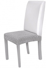Чехол на сиденье стула Venera "Жаккард", цвет светло-серый, 1 предмет