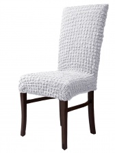 Чехол на стул без оборки Venera, цвет белый, 1 предмет