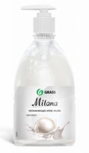 Жидкое крем-мыло Grass "Milana", Жемчужное с дозатором 500 мл.