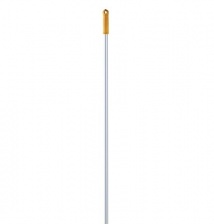 Ручка для держателя мопов, 130 см, d=22 мм, алюминий, жёлтая