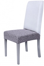 Чехол на сиденье стула Venera "Жаккард", цвет серо-бежевый, 1 предмет