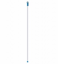 Ручка для держателя мопов, 130 см, d=22 мм, алюминий, резьба, синий