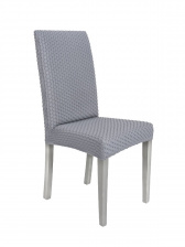 Чехол на стул без оборки Venera, цвет серый, 1 предмет