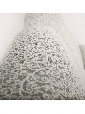 Комплект чехлов на трехместный диван и кресла Venera "Жаккард", цвет слоновая кость, 3 предмета фото 5