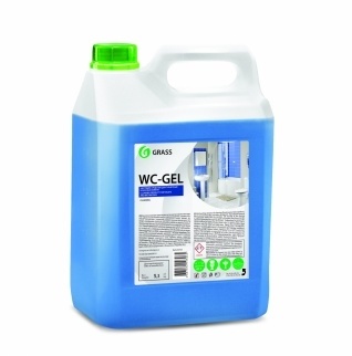 Средство для чистки сантехники Grass "WC-gel", канистра 5,3 кг. фото 1