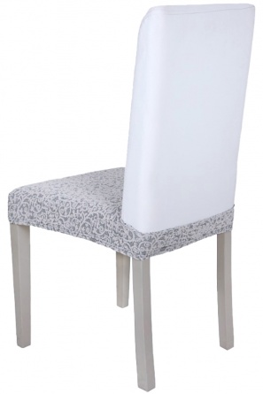 Чехол на сиденье стула Venera "Жаккард", цвет светло-серый, 1 предмет фото 2