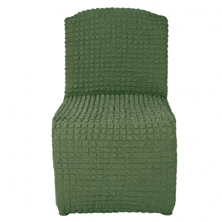 Чехол на кресло без подлокотников Venera, цвет зеленый фото 2
