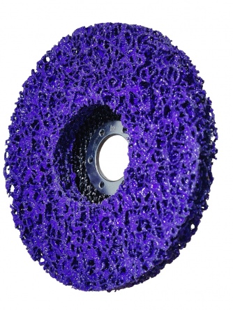 Круг зачистной синтетический "Коралл" 125х22.23 мм, MKSS, цвет фиолетовый фото 1