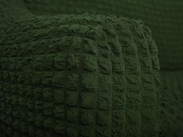 Чехол на трехместный диван с оборкой CONCORDIA, цвет зеленый фото 5