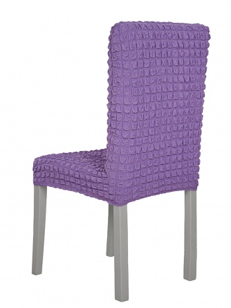 Чехол на стул без оборки Venera, цвет сиреневый, 1 предмет фото 10