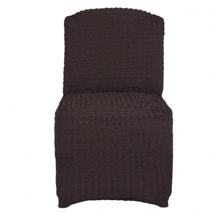 Чехол на кресло без подлокотников Venera, цвет темно-коричневый фото 2