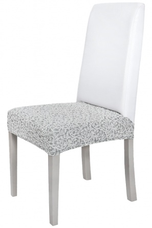 Чехол на сиденье стула Venera "Жаккард", цвет слоновая кость, 1 предмет фото 1