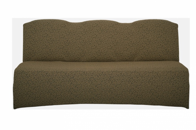 Чехол на трёхместный диван без подлокотников Venera, жаккард, цвет бежевый фото 2
