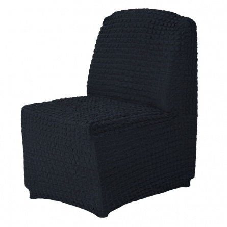 Чехол на кресло без подлокотников Venera, цвет темно-серый фото 7