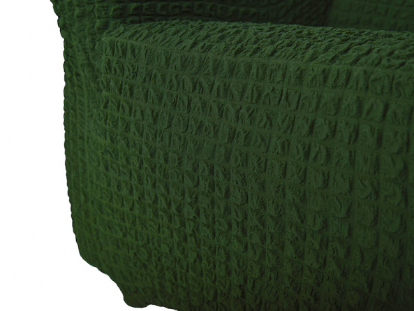 Чехол на кресло без оборки Venera, цвет зеленый фото 9