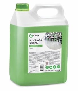 Средство для мытья полов Grass "Floor Wash Strong", щелочное, 5,6 кг. фото 1