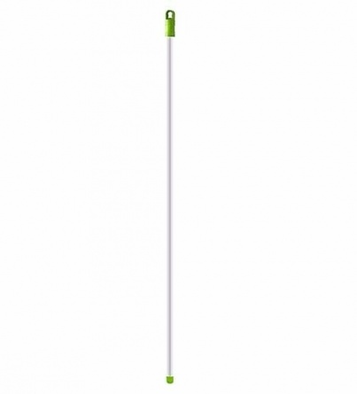 Ручка для держателя мопов, 130 см, d=22 мм, алюминий, резьба, зеленый фото 1