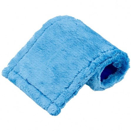 Насадка для швабры плоская (моп), 50х14 см, микрофибра, ухо+карман, синяя фото 4