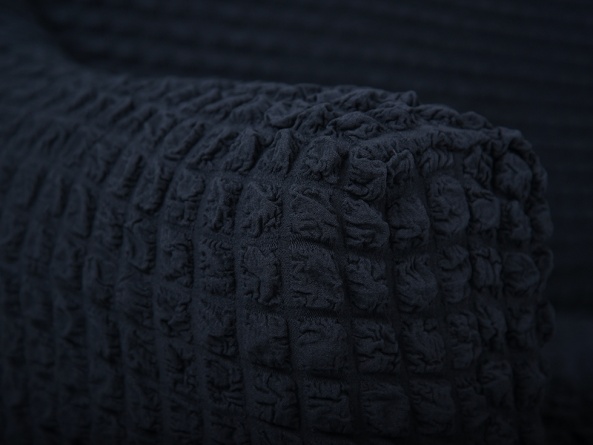 Комплект чехлов на диван и кресла без оборки Concordia, цвет темно-серый, 3 предмета фото 7