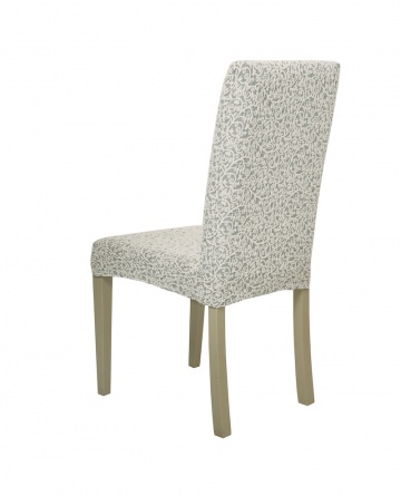 Чехлы на стулья без оборки Venera "Жаккард", цвет слоновая кость, комплект 6 штук фото 3
