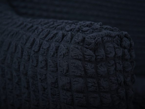 Чехол на угловой диван с оборкой Concordia, цвет тёмно-серый фото 6