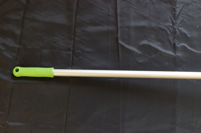 Ручка для держателя мопов, 140 см, d=23,5 мм, анодированный алюминий, зеленая фото 2