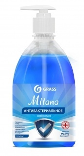 Жидкое мыло антибактериальное Grass "Milana" Original, 500 мл. фото 1