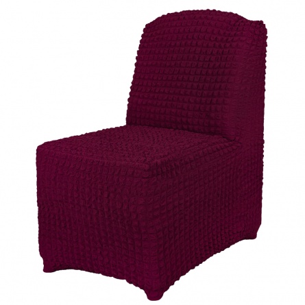 Чехол на кресло без подлокотников Venera, цвет бордовый фото 1