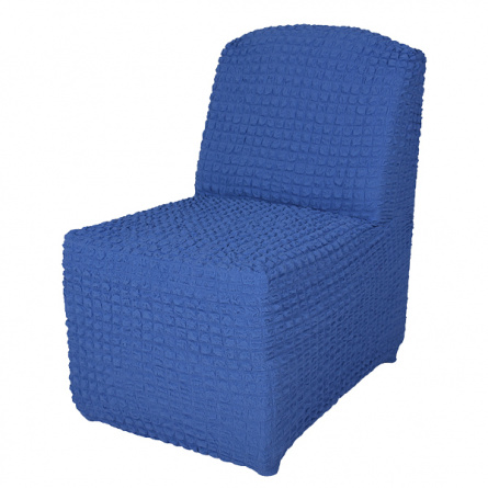 Чехол на кресло без подлокотников Venera, цвет синий фото 1
