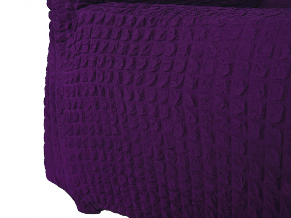 Чехол на кресло без оборки Venera, цвет фиолетовый фото 3