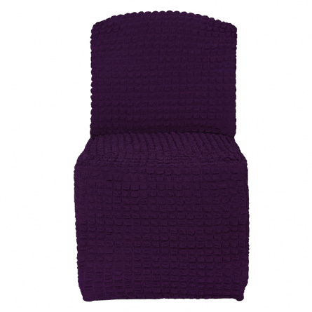 Чехол на кресло без подлокотников Venera, цвет фиолетовый фото 2