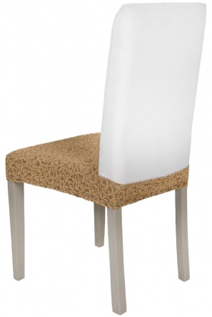 Чехол на сиденье стула Venera "Жаккард", светло-коричневый, 1 предмет фото 2