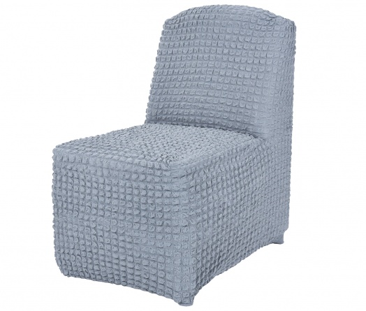 Чехол на кресло без подлокотников Venera, цвет серый фото 1