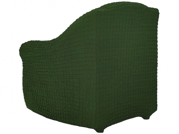 Чехол на кресло без оборки Venera, цвет зеленый фото 8