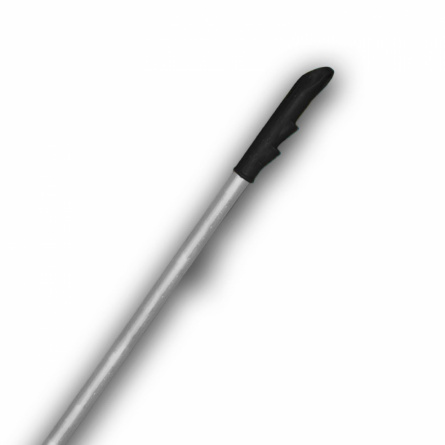 Ручка для держателя мопов, 140 см, d=23 мм, алюминий, черная фото 1