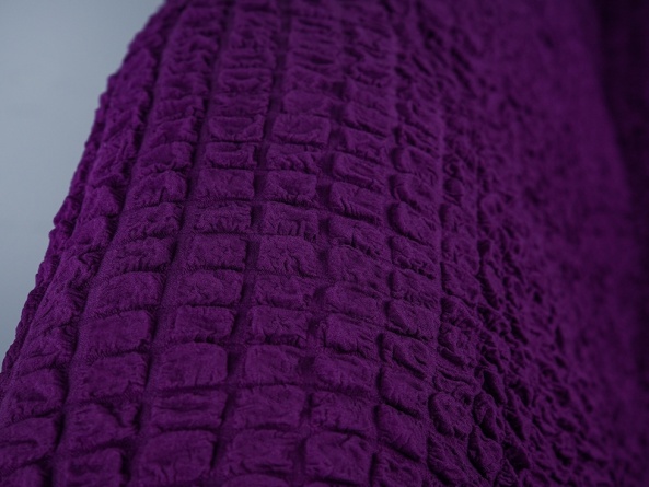 Чехол на угловой диван без оборки Concordia, цвет фиолетовый фото 2