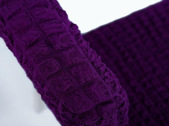 Чехол на стул с оборкой Venera, цвет фиолетовый, 1 предмет фото 7