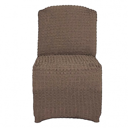 Чехол на кресло без подлокотников Venera, цвет коричневый фото 2