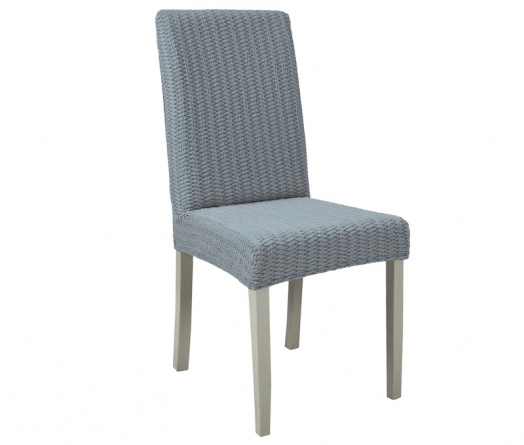 Чехол на стул без оборки Venera, цвет серый, 1 предмет фото 1