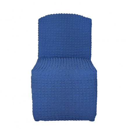 Чехол на кресло без подлокотников Venera, цвет синий фото 4