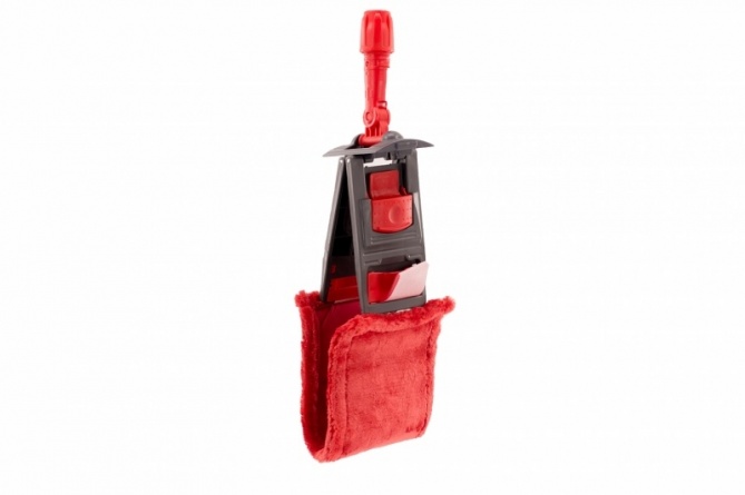 Держатель мопов универсальный (флаундер), 40х11 см, пластик, красный фото 2